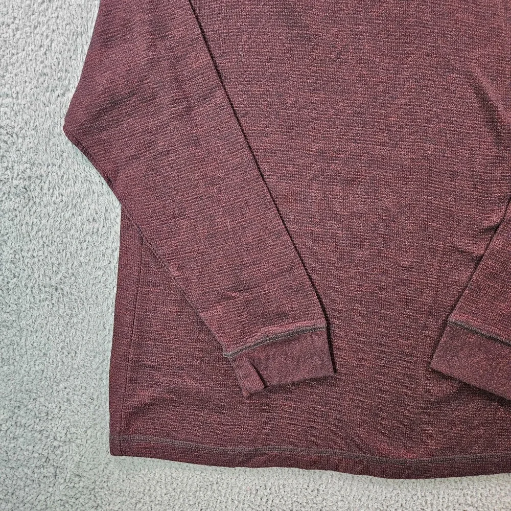 Red Head Sweater Men‎ 2XL Long Sleeve Knit Marroon Black